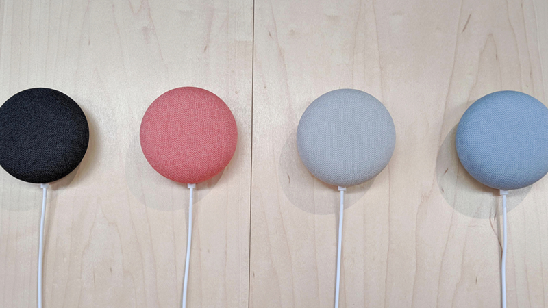 Google cung cấp nhiều lựa chọn màu sắc với Google Nest Mini