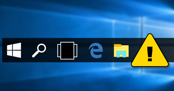 Cách khắc phục lỗi thanh Taskbar bị chuyển sang màu trắng Windows 10