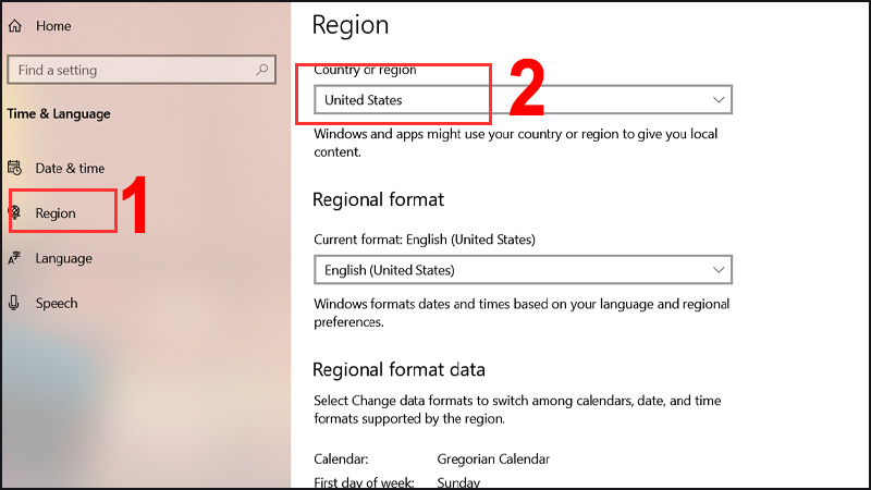 Chọn khu vực kh&aacute;c