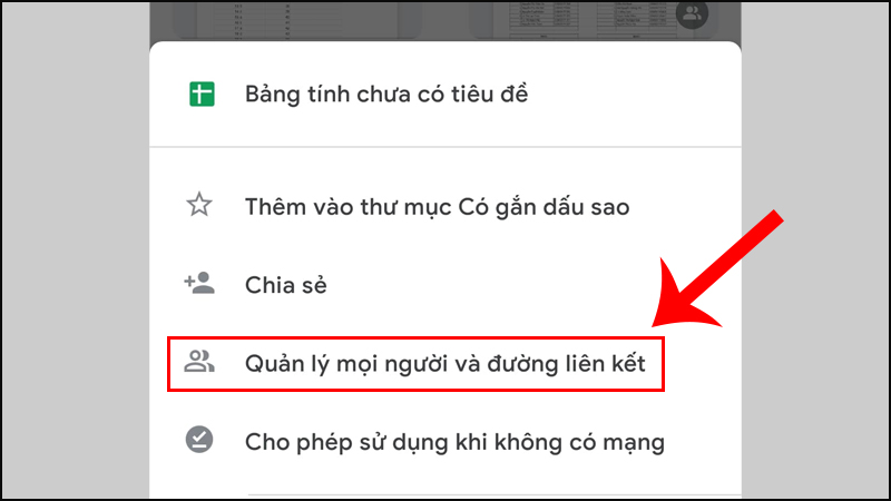  Quản lí mọi người và đường liên kết 