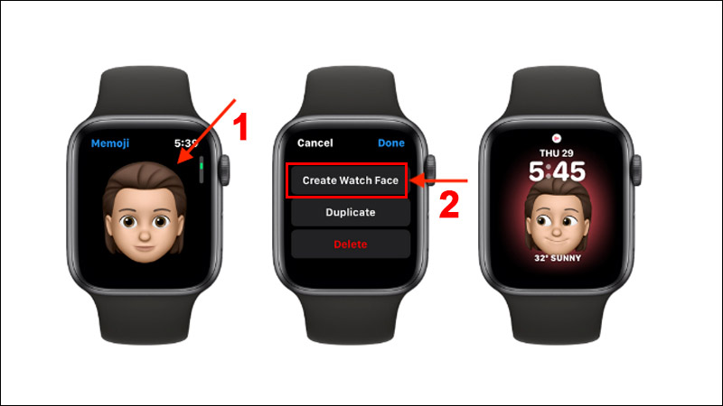 Hướng dẫn cách sử dụng ứng dụng Memoji trên Apple Watch đơn giản