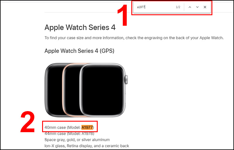 Cách xem mã model để xác định đời Apple Watch chính xác, đơn giản