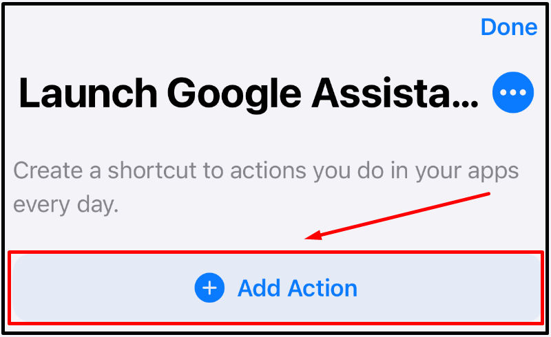 Th&ecirc;m t&aacute;c vụ cho Shortcut