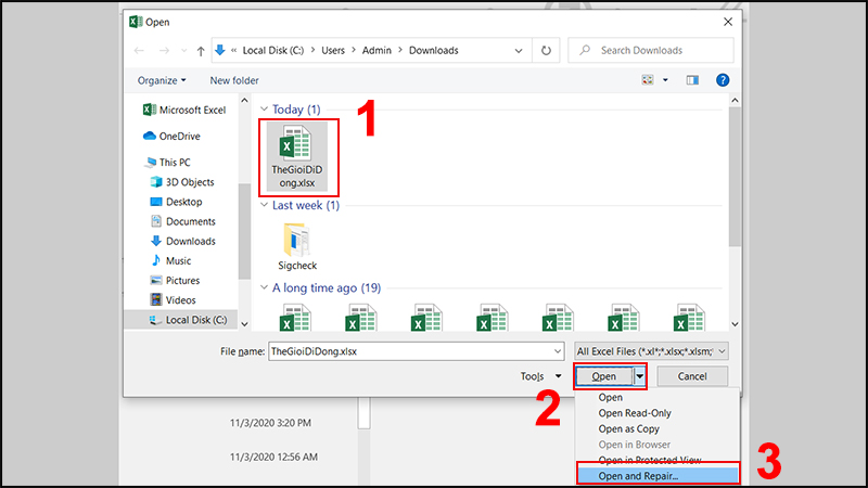 Cách Sửa Lỗi Không Mở Được File Excel Khi Tải Về Đơn Giản, Hiệu Quả -  Thegioididong.Com