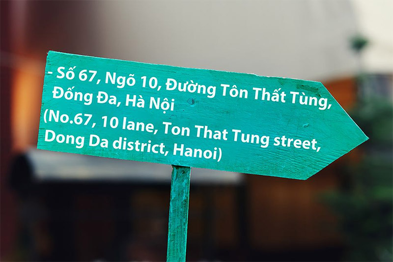 Viết địa chỉ khu phố bằng tiếng Anh