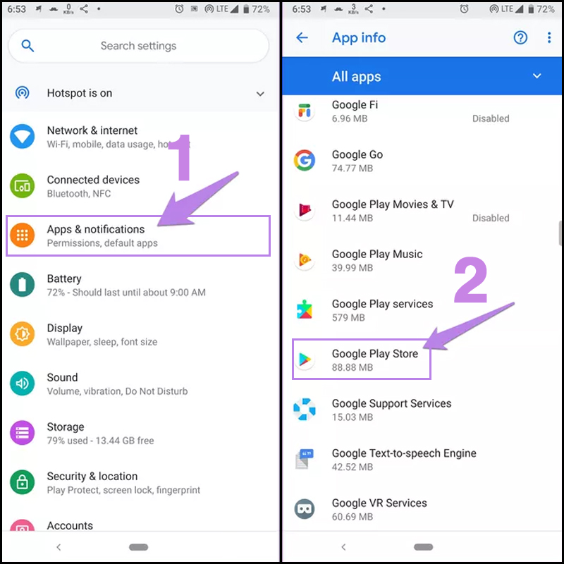 Đưa CH Play về phi&ecirc;n bản gốc
