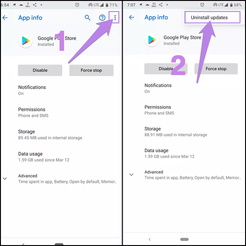 Đưa CH Play về phi&ecirc;n bản gốc