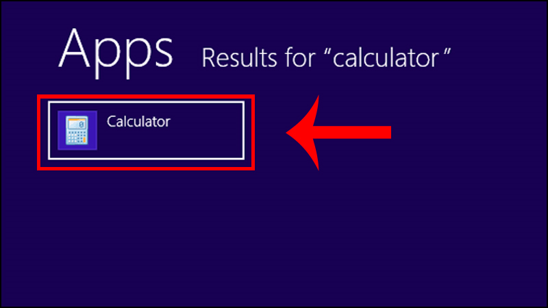 Cách mở máy tính Calculator