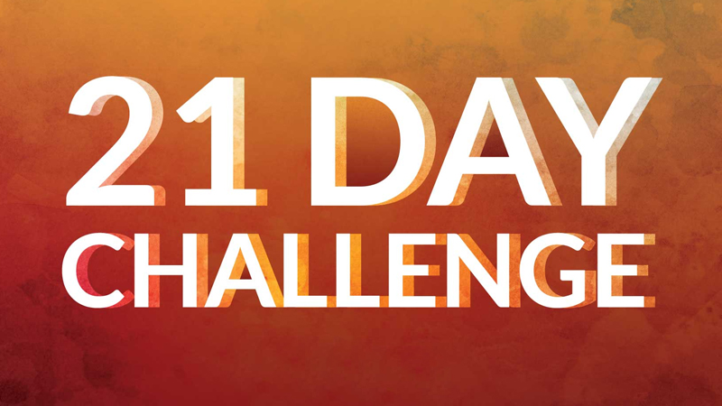 21 Days Challenge - Life Changing Habits