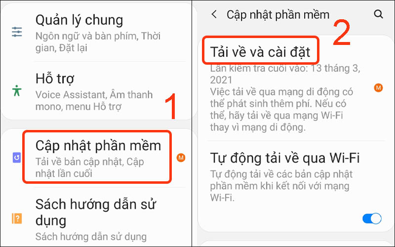 Chọn Tải về và cài đặt