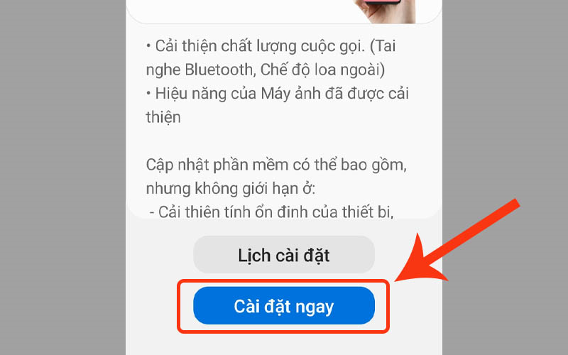 Chọn Cài đặt ngay