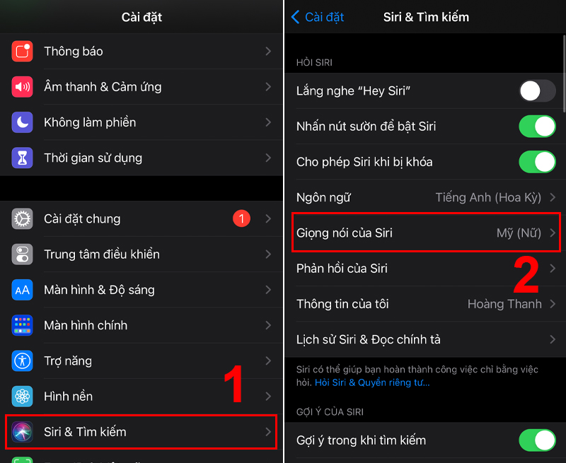 Giọng nói của Siri