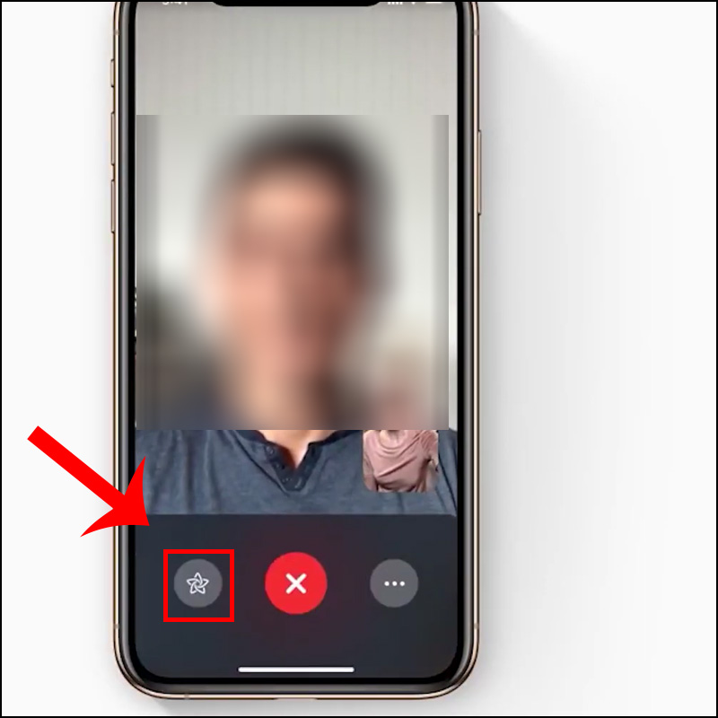 Hướng dẫn sử dụng c&aacute;c hiệu ứng khi Facetime tr&ecirc;n iPhone, iPad