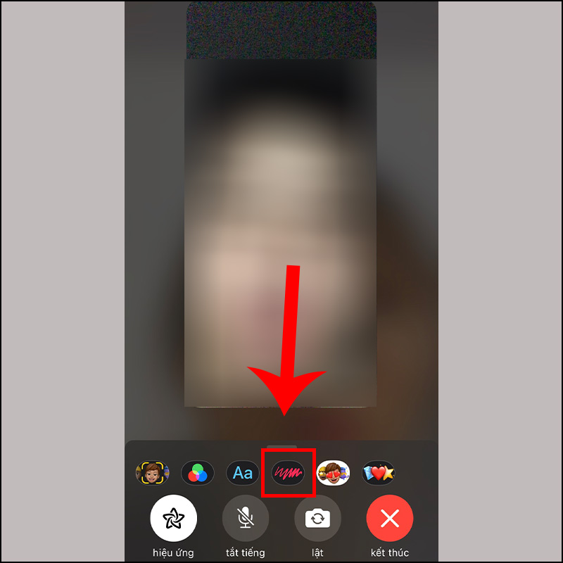 Hướng dẫn sử dụng c&aacute;c hiệu ứng khi Facetime tr&ecirc;n iPhone, iPad