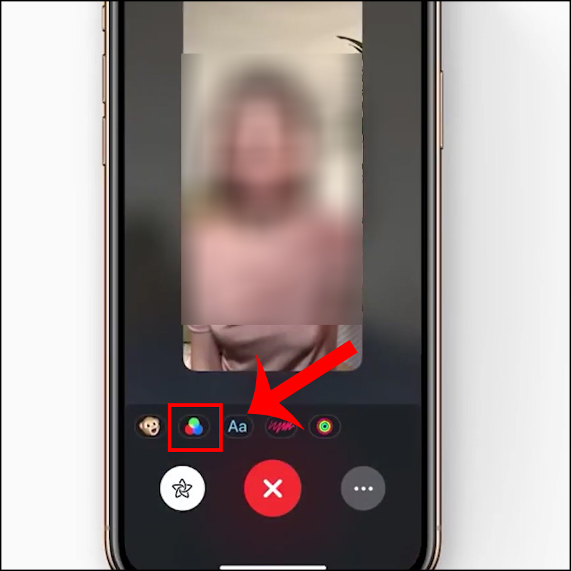 Hướng dẫn sử dụng c&aacute;c hiệu ứng khi Facetime tr&ecirc;n iPhone, iPad