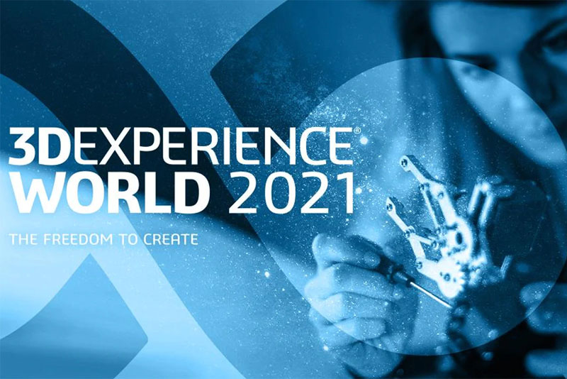 Sự kiện trực tuyến 3DEXPERIENCE World 2021 sẽ diễn ra từ ngày 8 đến ngày 12 tháng 2 năm 2021.