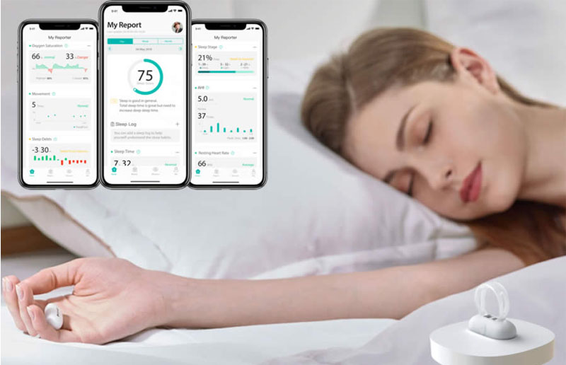 Chiếc nhẫn Sleepon Go2Sleep được thiết kế giúp người dùng cải thiện chất lượng giấc ngủ.
