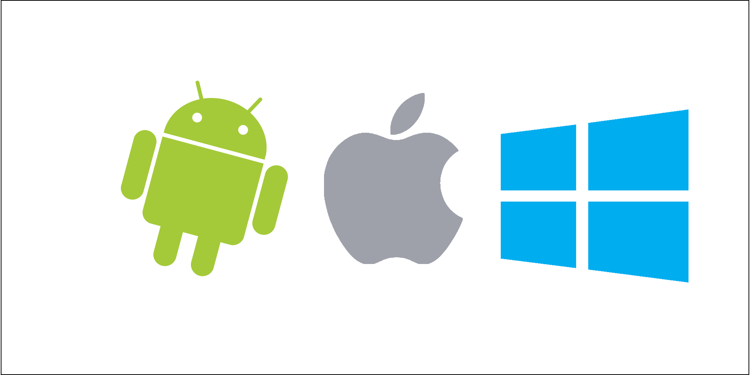 android, windows, ios