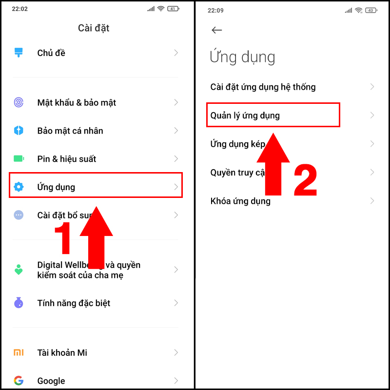 X&oacute;a cache v&agrave; dữ liệu