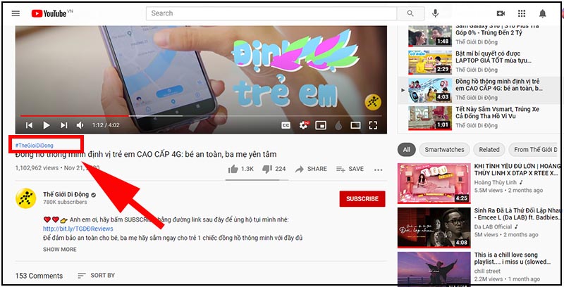 Cách sử dụng hashtag (#) để tìm video trên YouTube cực kỳ tiện lợi