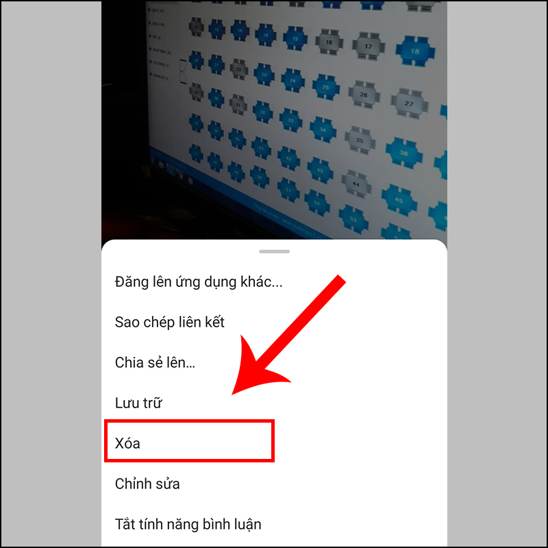xo&aacute; h&igrave;nh Instagram tr&ecirc;n điện thoại