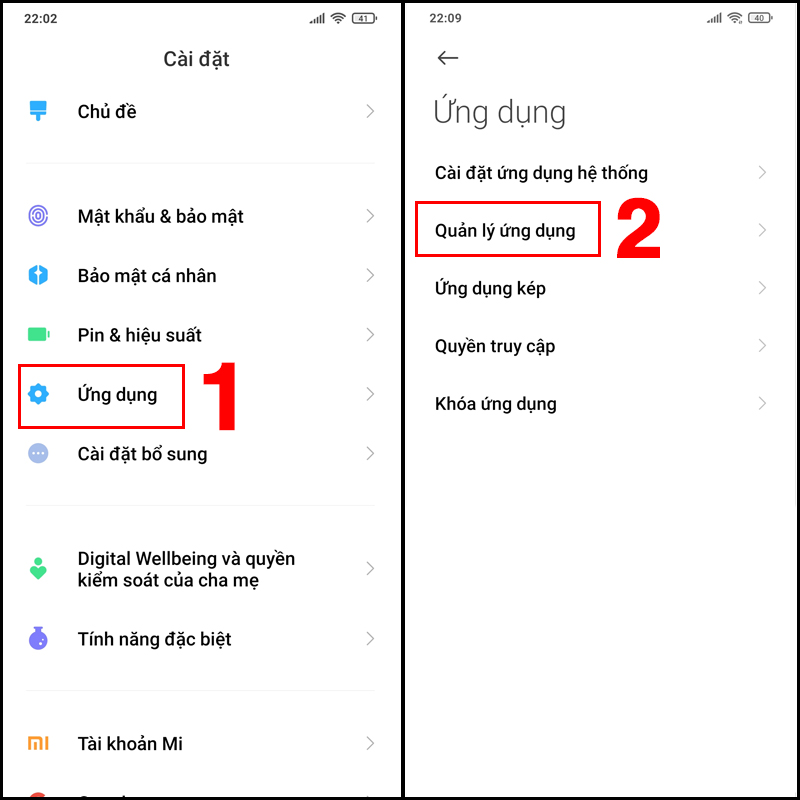 Xóa cache của ứng dụng Google