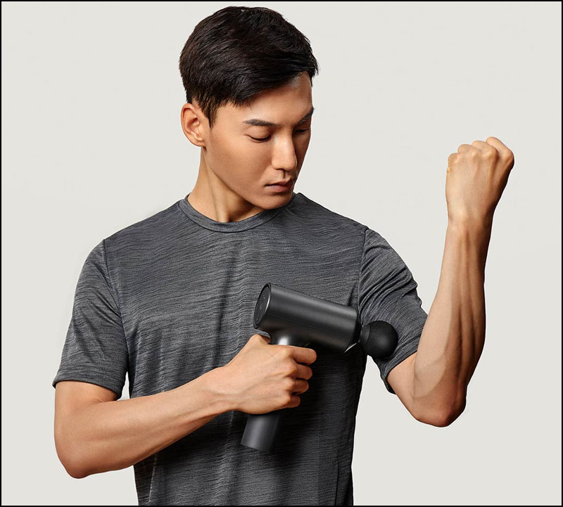 Xiaomi quảng cáo súng massage MIJIA có khả năng thâm nhập vào các nhóm cơ sâu 10mm.