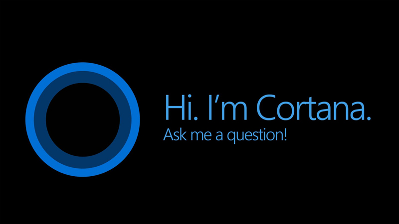  Thông qua Trợ lý ảo Cortana