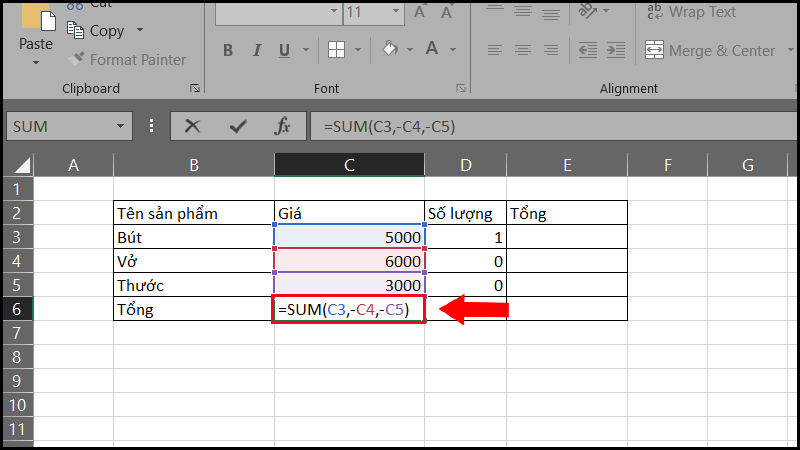 Đặt phép tính trong Excel: Cách thực hiện và ứng dụng hiệu quả