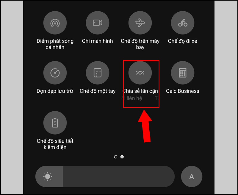Bật Nearby Sharing