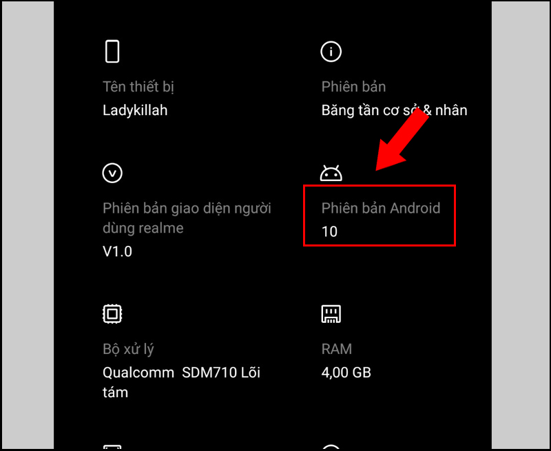 Kiểm tra các thiết bị nào được hỗ trợ