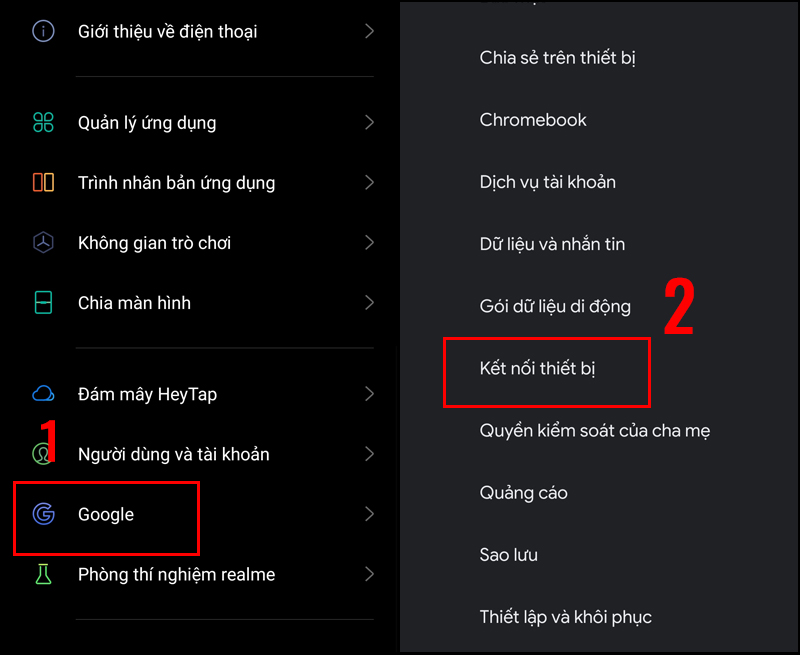 Bật Nearby Sharing