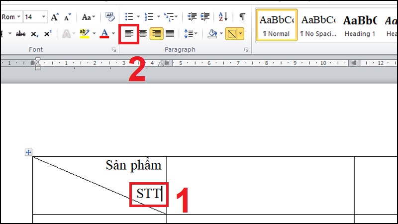 Nhấn Enter để xuống dòng  Nhập tiếp nội dung khác cho ô bên dưới  Tại tab Home chọn biểu tượng Align Left.