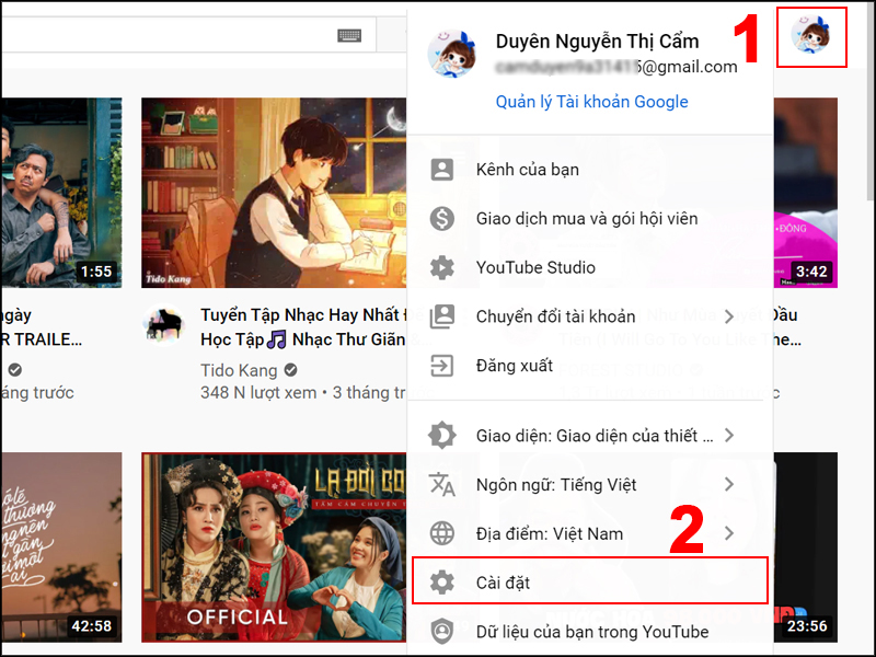 Cách thay đổi, thêm chủ sở hữu, người quản lý kênh YouTube đơn giản