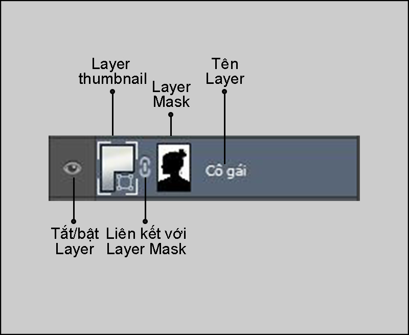 Các thành phần của một Layer trong Photoshop