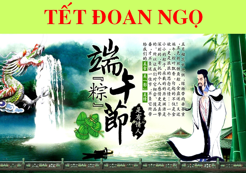 Sự tích về Tết Đoan ngọ ở Trung Quốc liên quan đến Khuất Nguyên