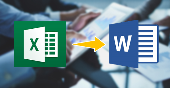 Làm thế nào để liên kết dữ liệu từ Excel sang Word?