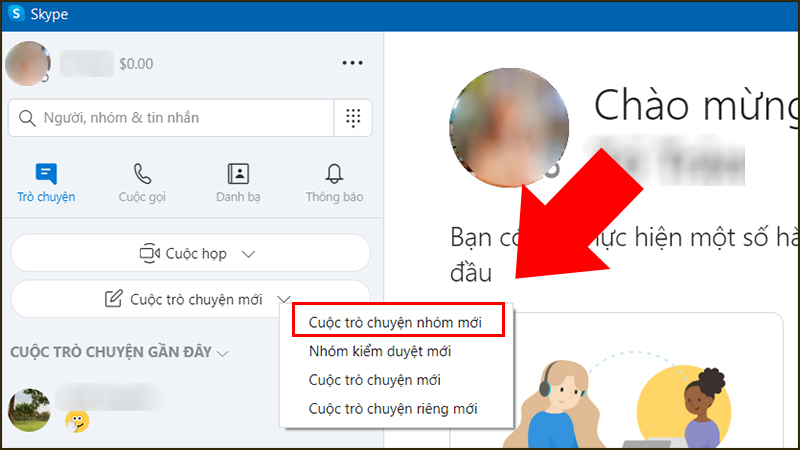 Cách tạo nhóm chat trên Skype bằng điện thoại, máy tính cực đơn giản