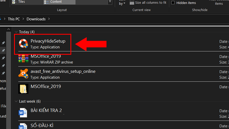 Tải v&agrave; c&agrave;i đặt phần mềm Privacy Hide