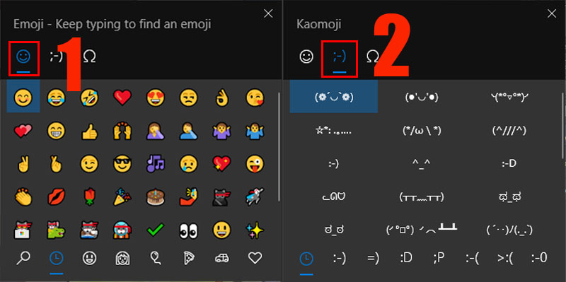 Chủ đề Emoji và Kaomoji