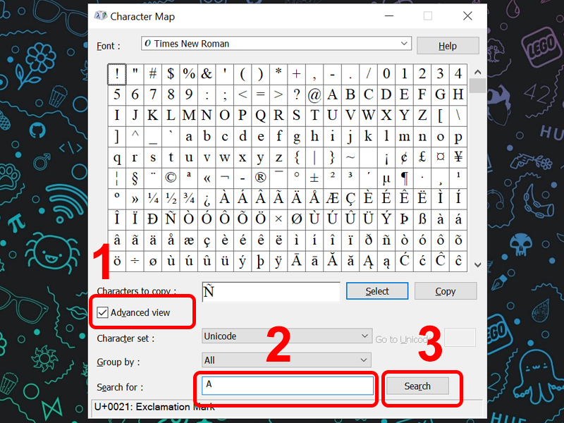 Bạn là người đam mê vi tính và muốn tìm hiểu cách gõ ký tự đặc biệt trên Windows? Nếu vậy, đây là nơi dành cho bạn. Hình ảnh liên quan sẽ giúp bạn hiểu rõ cách gõ, tận dụng các phím tắt và tạo ra những ký tự đặc biệt đẹp mắt và tiện dụng.