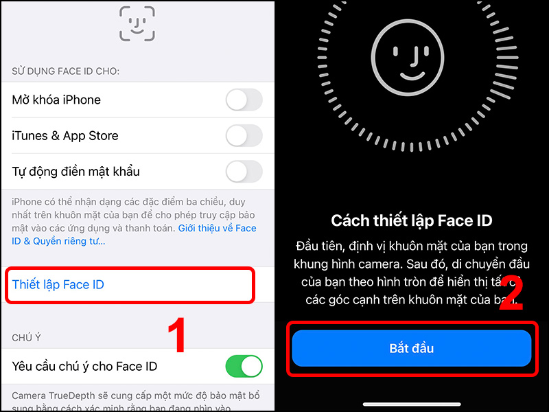 Cách khắc phục lỗi Face ID không hoạt động trên các dòng iPhone