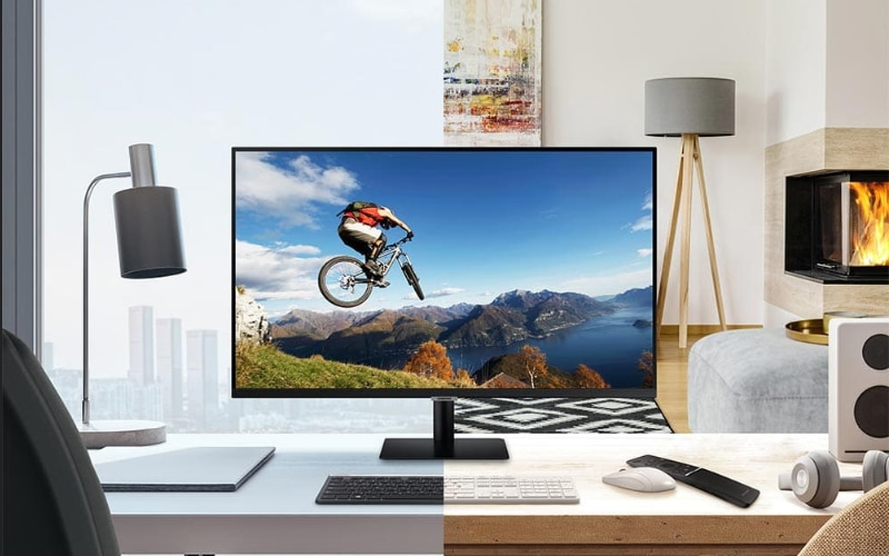 Màn hình Samsung Smart Monitor M7 với hình ảnh sắc nét