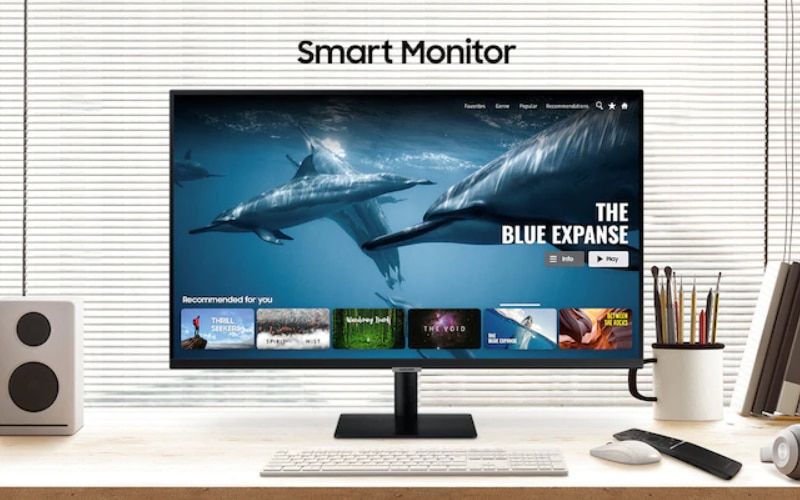 Samsung Smart Monitor M7 có nhiều cách để kết nối