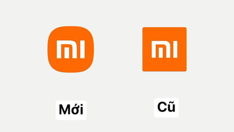 So sánh logo Xiaomi mới và cũ