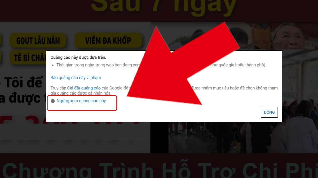 Cách chặn 100% quảng cáo trị xương khớp gây ám ảnh trên YouTube