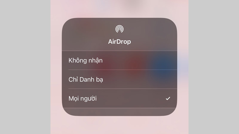 Lỗi AirDrop không hoạt động - Nguyên nhân và cách khắc phục