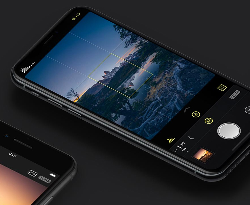 Halide l&agrave; ứng dụng b&ecirc;n thứ ba với giao diện dễ sử dụng