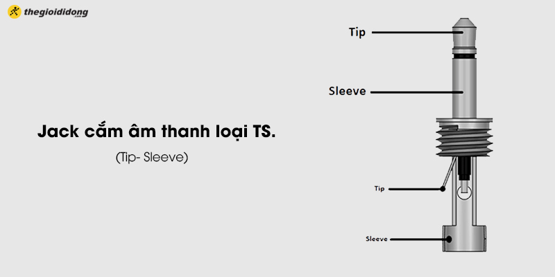 Jack cắm âm thanh loại TS