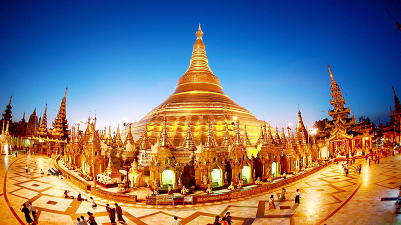 Chùa Vàng Shwedagon ở Myanmar